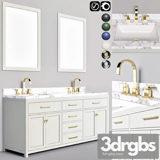 Bathroom Funiture 13 3D Model Download