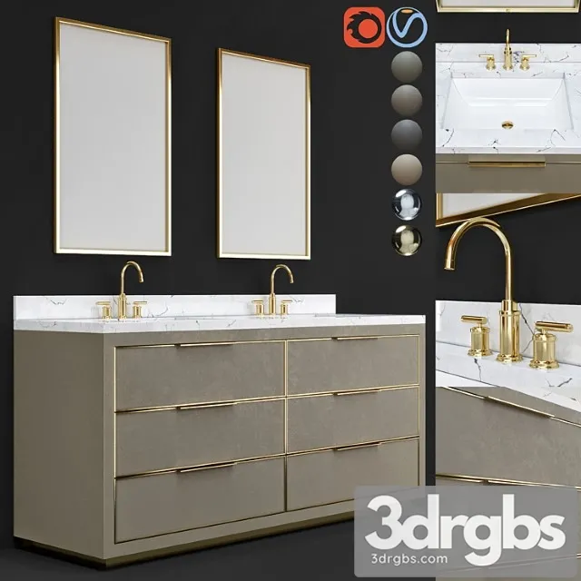 Bathroom Funiture 14 3D Model Download