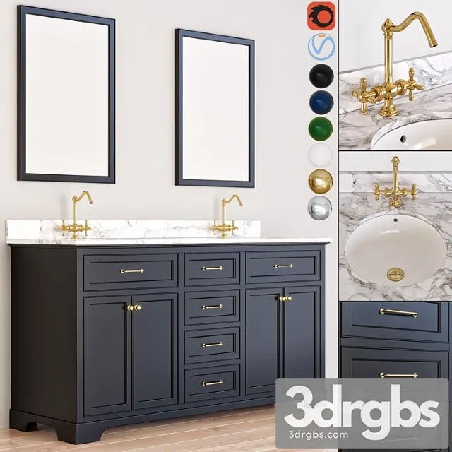 Bathroom Funiture 16 3D Model Download