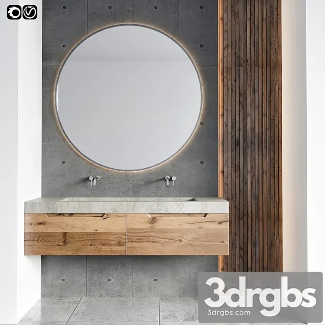 Bathroom Funiture 6 3D Model Download