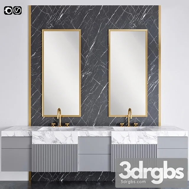 Bathroom Funiture 8 3D Model Download
