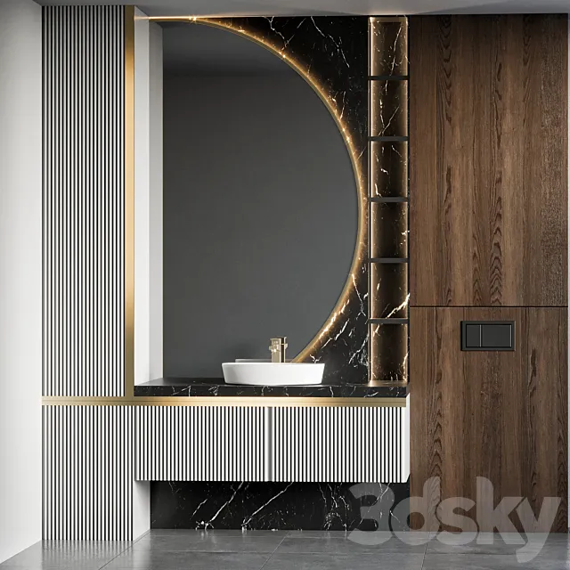 bathroom furniture 02 3D Model bathroom furniture 02 3D Model