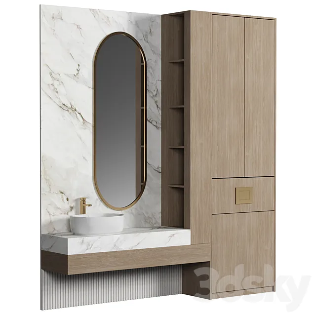 Bathroom Furniture 028 3D Model Bathroom Furniture 028 3D Model