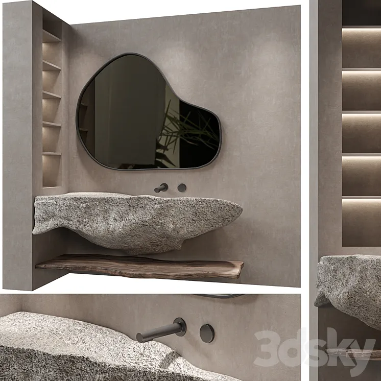 Bathroom Furniture 03 3D Model Free Download