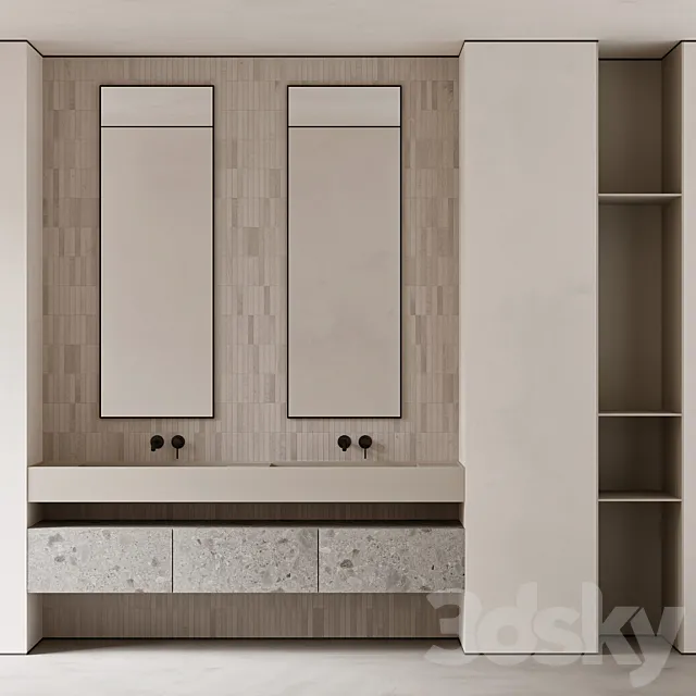 Bathroom furniture 03 3D Model Bathroom furniture 03 3D Model