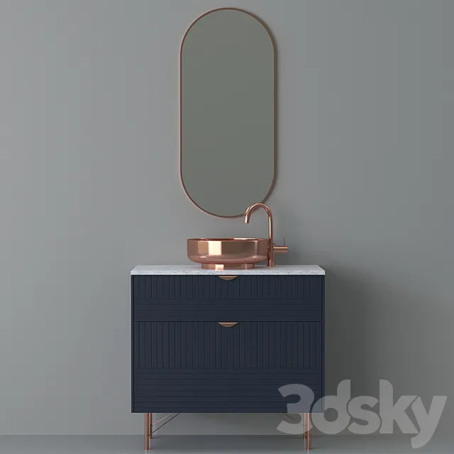 Bathroom Furniture 04 3D Model Bathroom Furniture 04 3D Model
