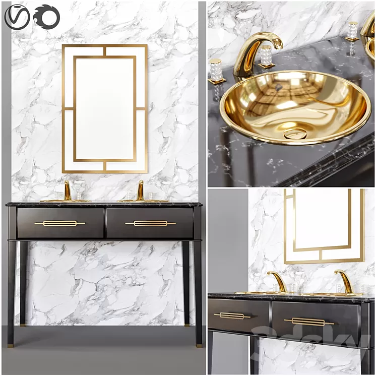 bathroom furniture 05 3D Model bathroom furniture 05 3D Model