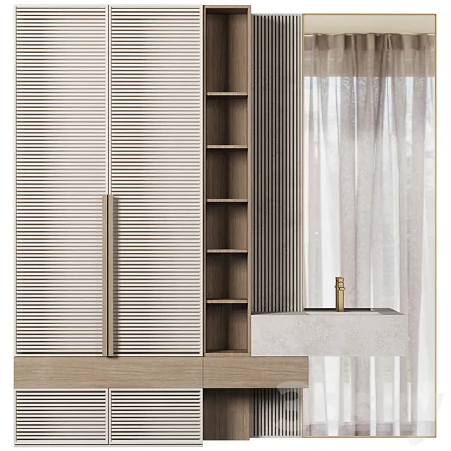 Bathroom Furniture 064 3D Model Bathroom Furniture 064 3D Model