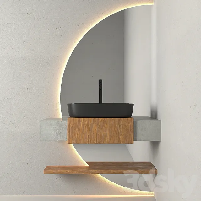 Bathroom Furniture 07 3D Model Bathroom Furniture 07 3D Model