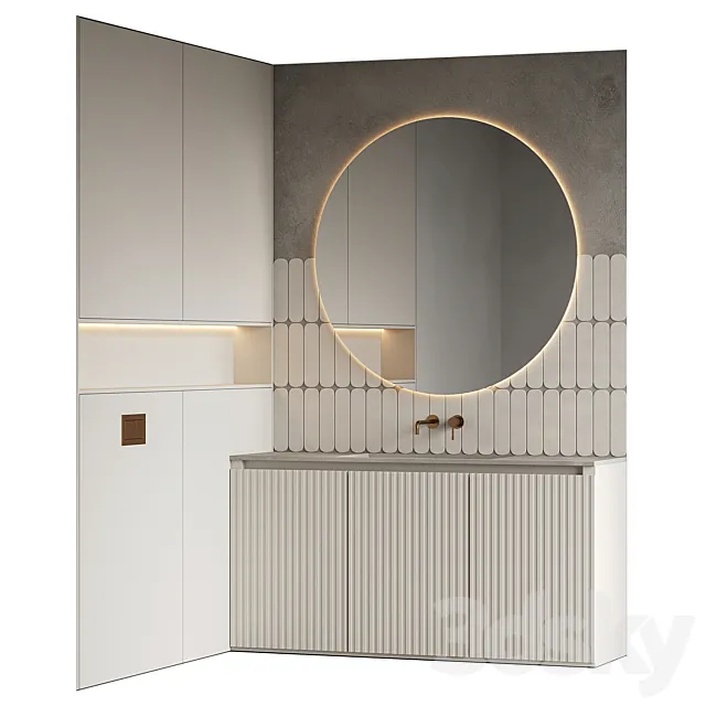 Bathroom furniture 07 3D Model Bathroom furniture 07 3D Model