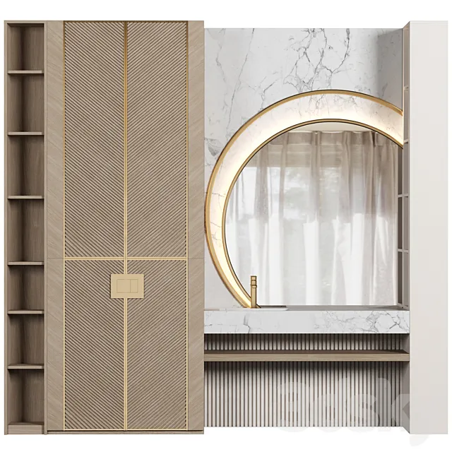 Bathroom Furniture 077 3D Model Bathroom Furniture 077 3D Model