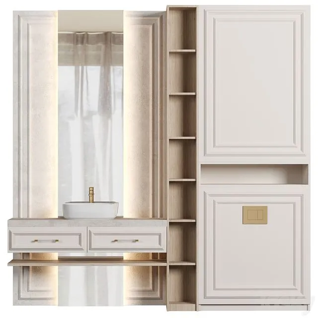 Bathroom Furniture 079 3D Model Bathroom Furniture 079 3D Model