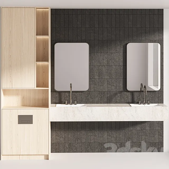 Bathroom Furniture 08 3D Model Bathroom Furniture 08 3D Model