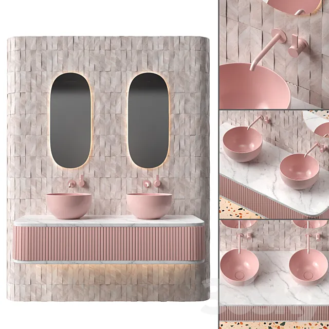 bathroom furniture 10 3D Model bathroom furniture 10 3D Model