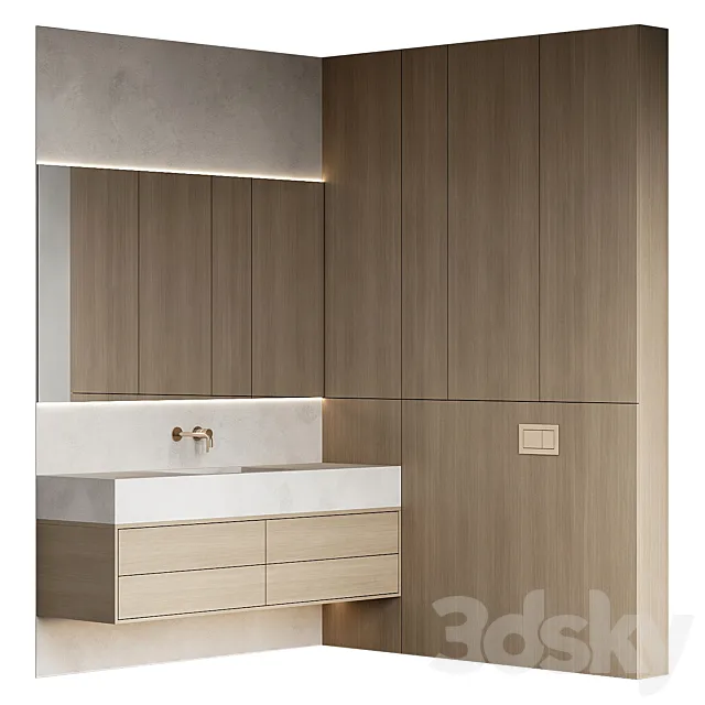 Bathroom furniture 102 3D Model