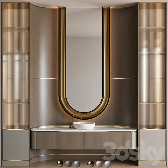 bathroom furniture 107 3D Model bathroom furniture 107 3D Model