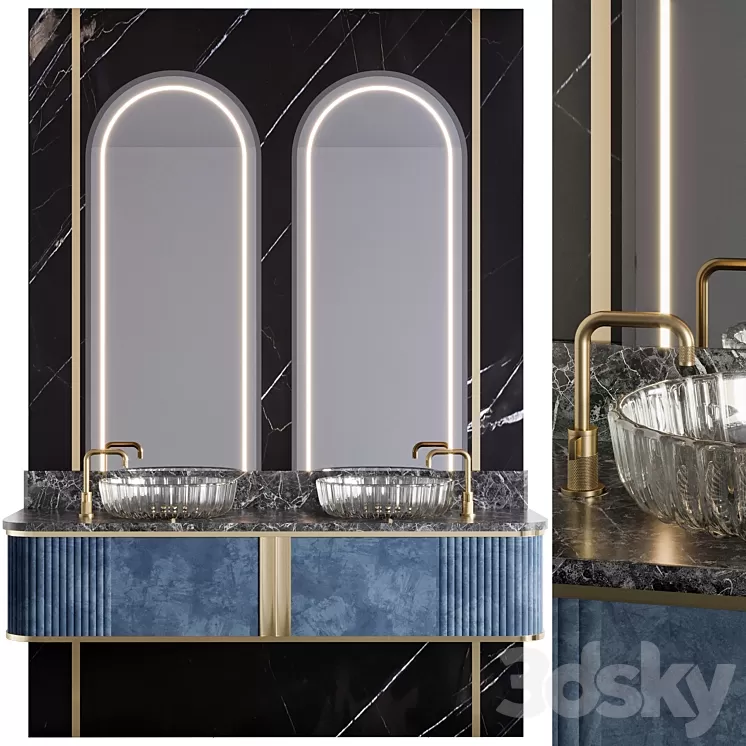 Bathroom Furniture 11 3D Model Bathroom Furniture 11 3D Model