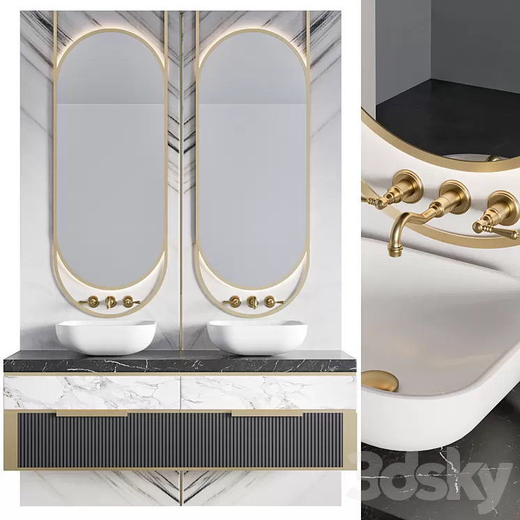 Bathroom Furniture 13 3D Model Bathroom Furniture 13 3D Model