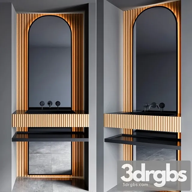 Bathroom furniture 138 3D Model Download