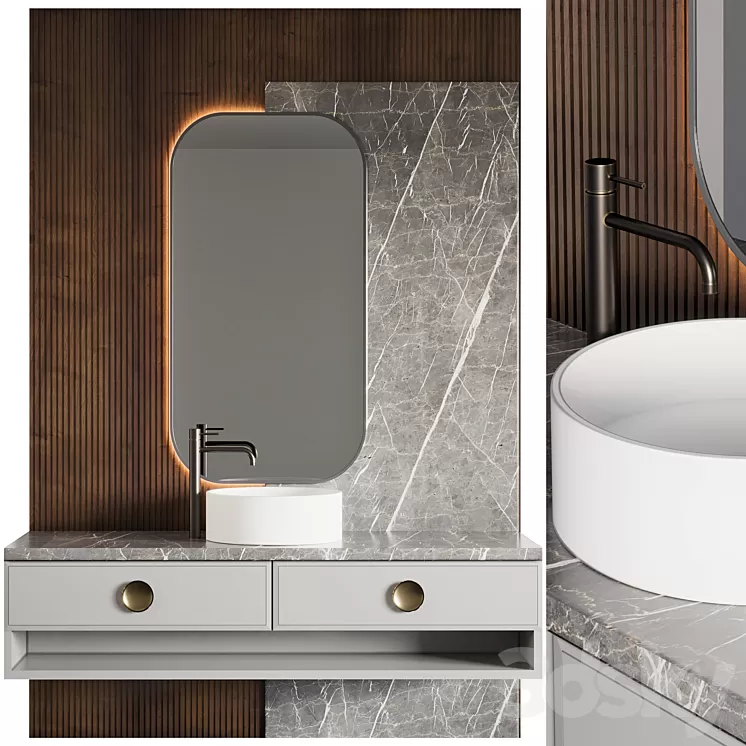 Bathroom Furniture 16 3D Model Bathroom Furniture 16 3D Model