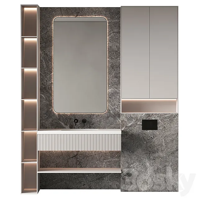 Bathroom furniture 16 3D Model Bathroom furniture 16 3D Model