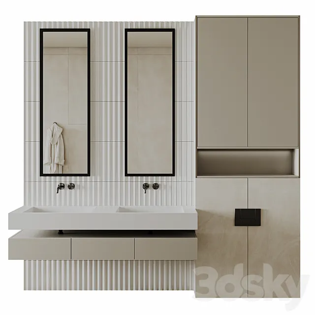 Bathroom furniture 2 3D Model