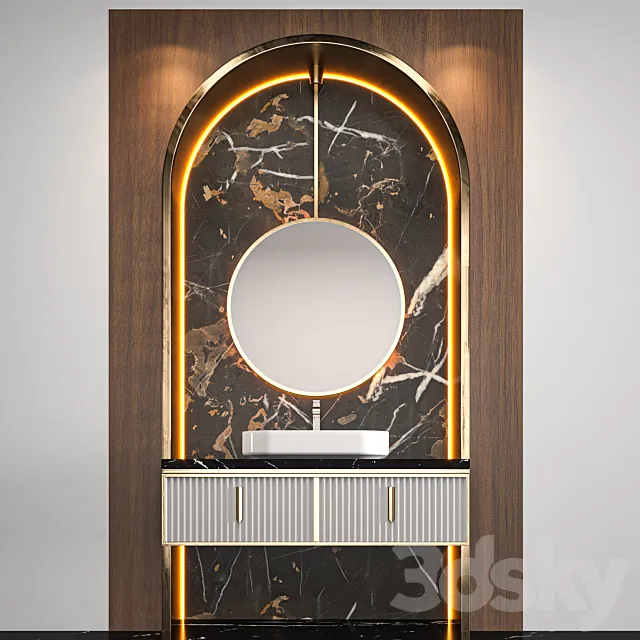 Bathroom Furniture 2 3D Model