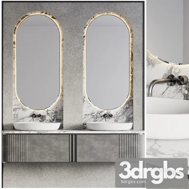 Bathroom furniture 206 3D Model Download