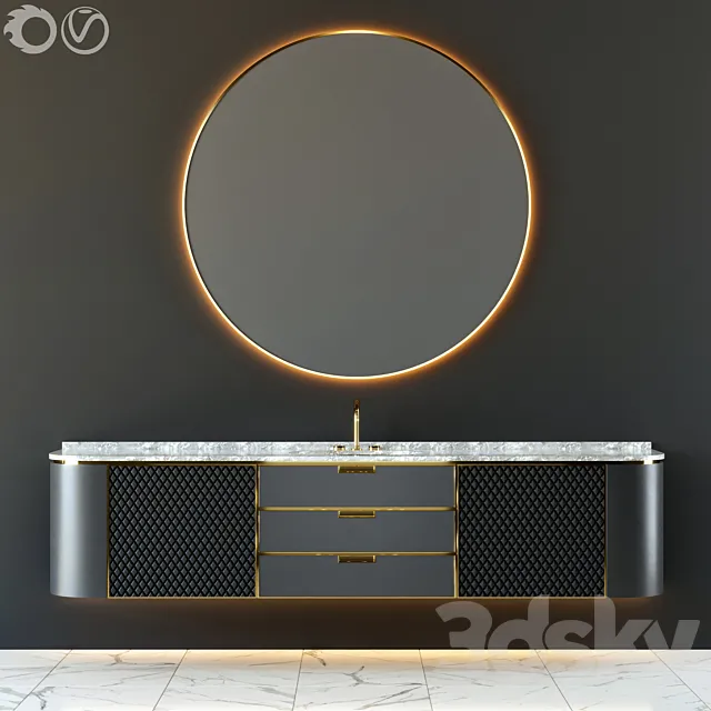 bathroom furniture 22 3D Model bathroom furniture 22 3D Model