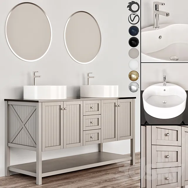 bathroom furniture 23 3D Model bathroom furniture 23 3D Model