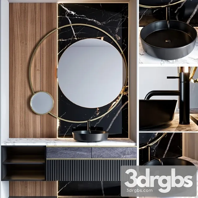 Bathroom Furniture 24 3D Model Download