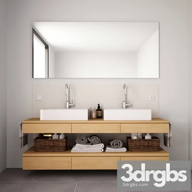 Bathroom Furniture 29 3D Model Download