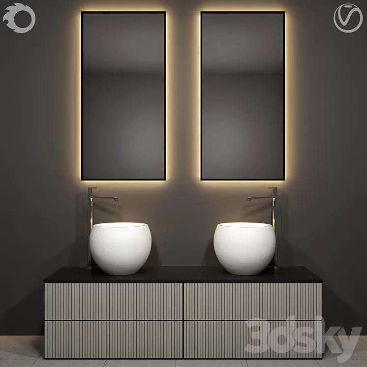 bathroom furniture 29 3D Model bathroom furniture 29 3D Model