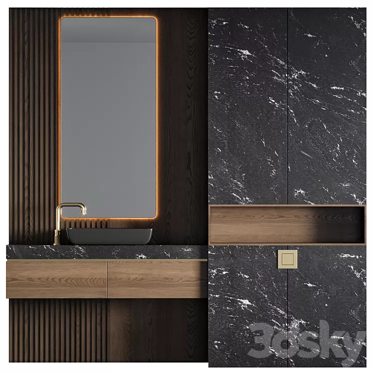 Bathroom Furniture 30 3D Model Free Download