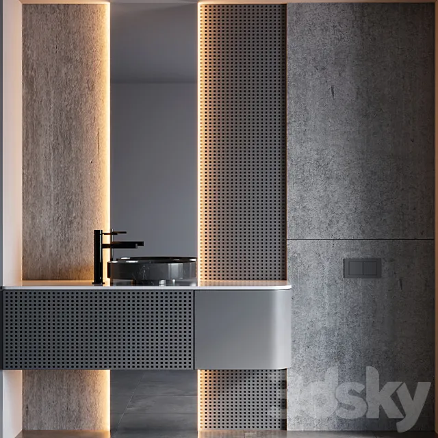 bathroom furniture 34 3D Model bathroom furniture 34 3D Model