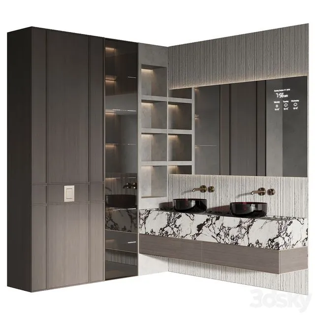 Bathroom furniture #35 3D Model Bathroom furniture #35 3D Model