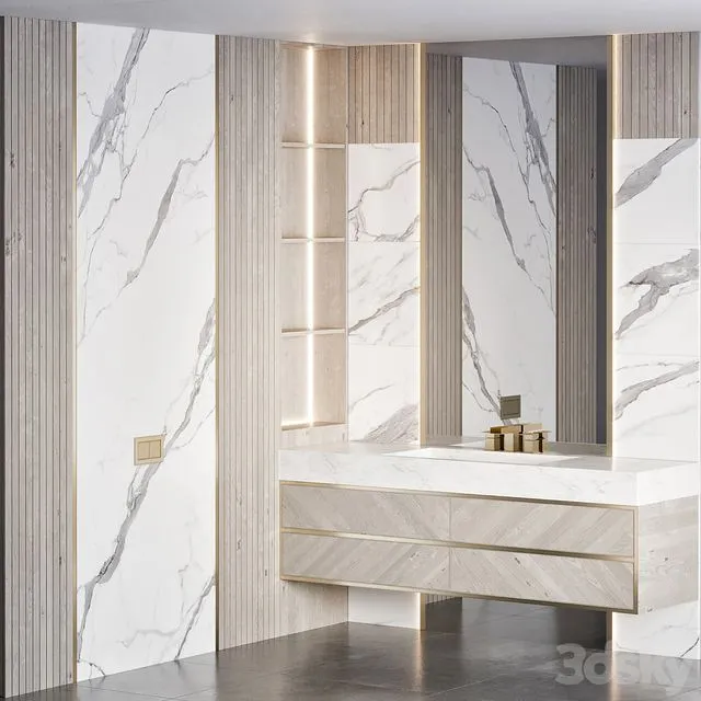 Bathroom Furniture 36 3D Model Bathroom Furniture 36 3D Model