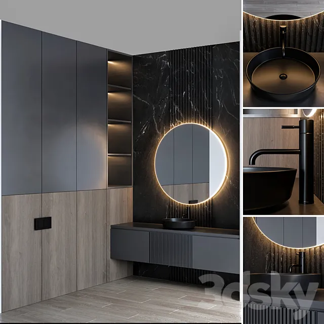 bathroom furniture 37 3D Model bathroom furniture 37 3D Model