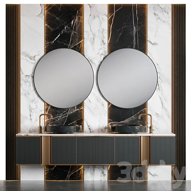 Bathroom Furniture 38 3D Model Bathroom Furniture 38 3D Model