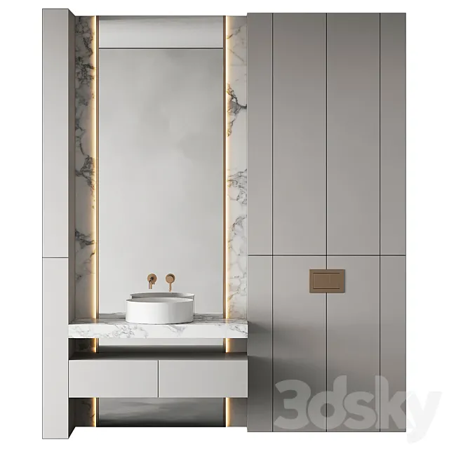 Bathroom furniture 39 3D Model Bathroom furniture 39 3D Model