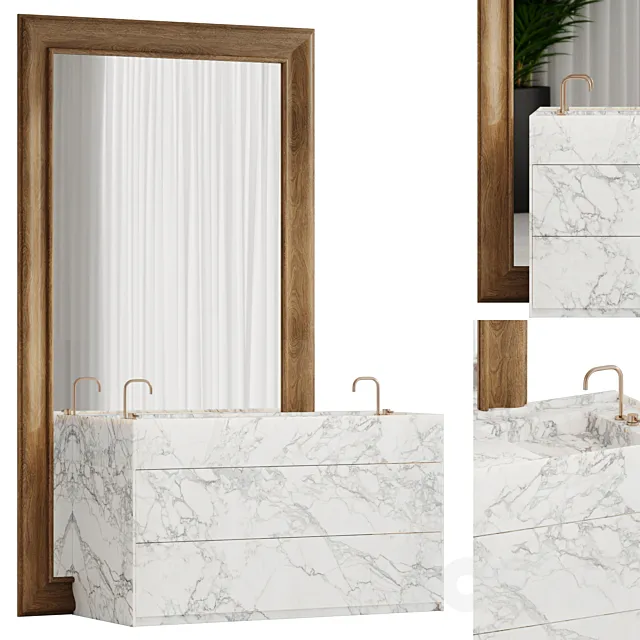 bathroom furniture 3D Model bathroom furniture 3D Model