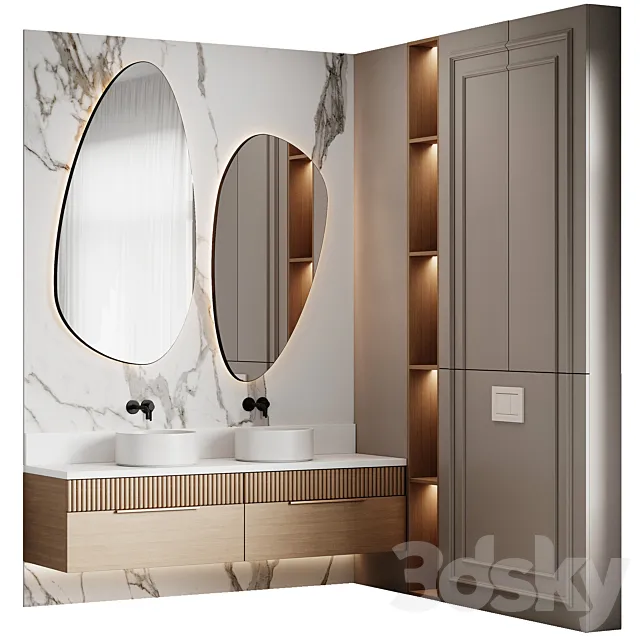 Bathroom furniture 3D Model