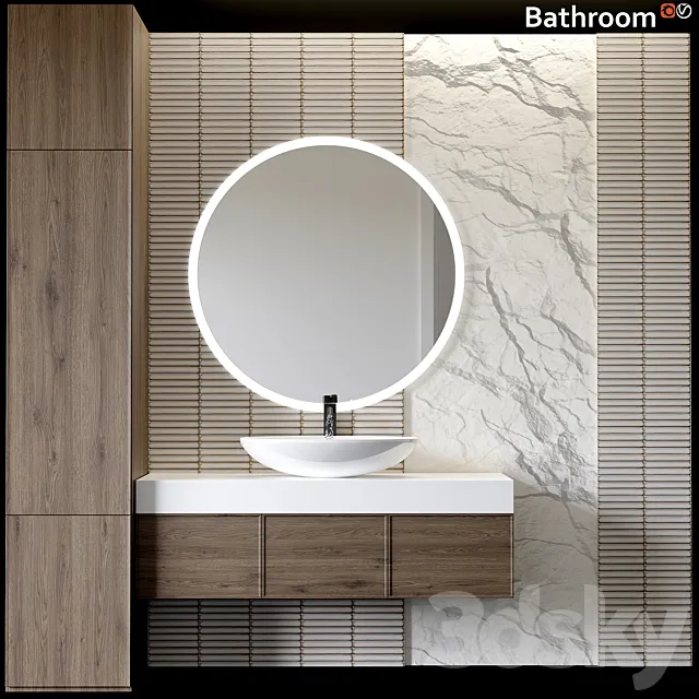 bathroom furniture 3D Model bathroom furniture 3D Model