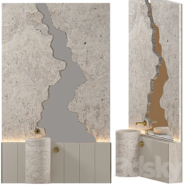 bathroom furniture 3D Model bathroom furniture 3D Model