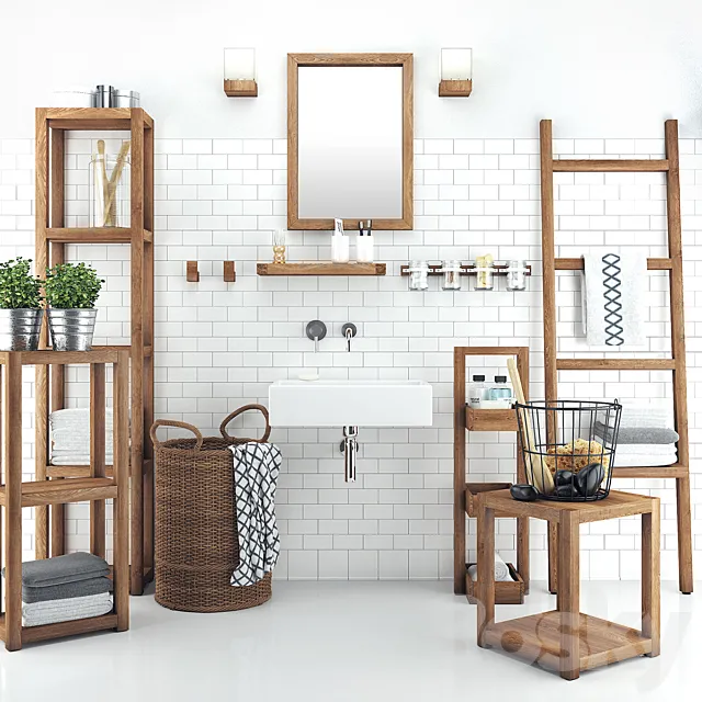 Bathroom furniture 3D Model Bathroom furniture 3D Model