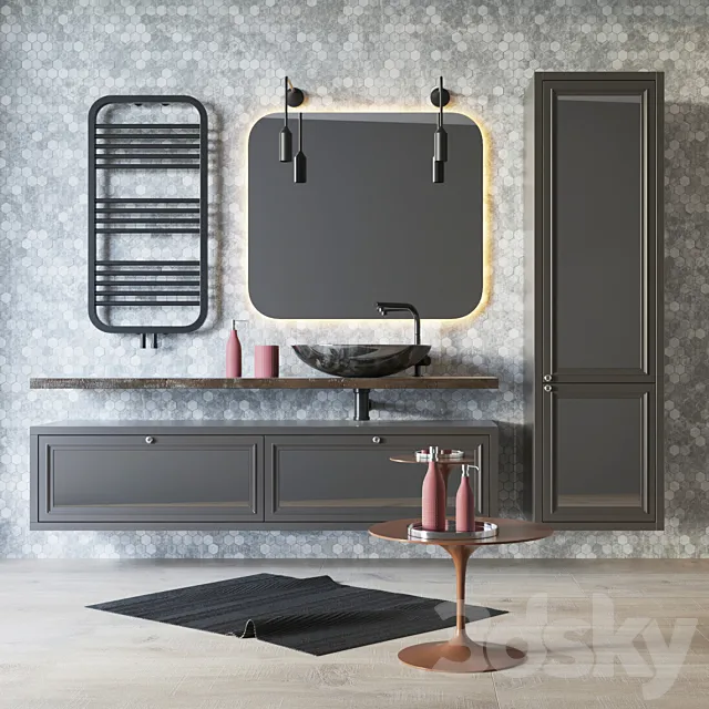 bathroom furniture 3D Model bathroom furniture 3D Model