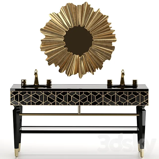 Bathroom furniture 3DModel Bathroom furniture 3DModel