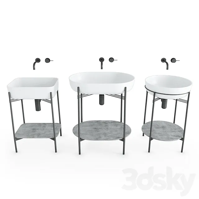 bathroom furniture 3DModel bathroom furniture 3DModel