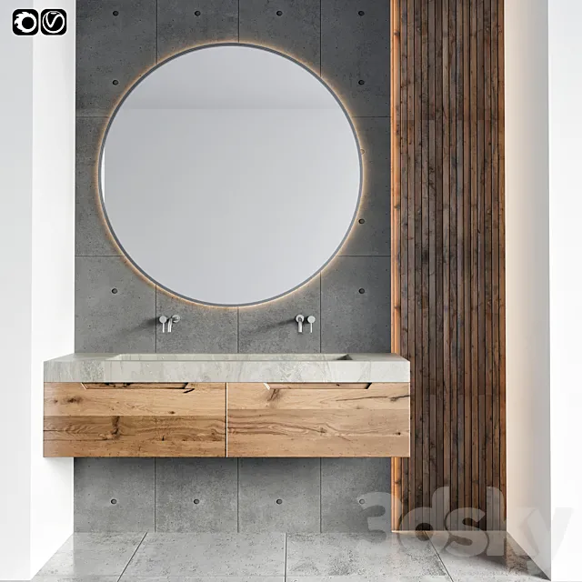 Bathroom furniture 4 3DModel Bathroom furniture 4 3DModel