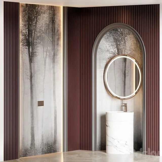 Bathroom furniture 40 3D Model Bathroom furniture 40 3D Model